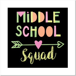 Middle School Squad Posters and Art